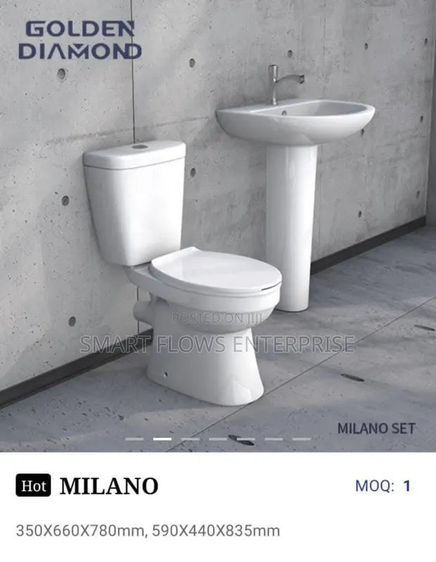 Wash Basin with Pedestal β White Ceramic - bricmax.com