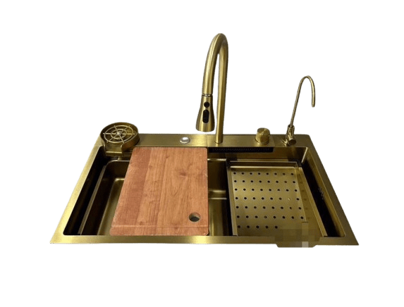 Luxury Gold Handmade Sink - bricmax.com